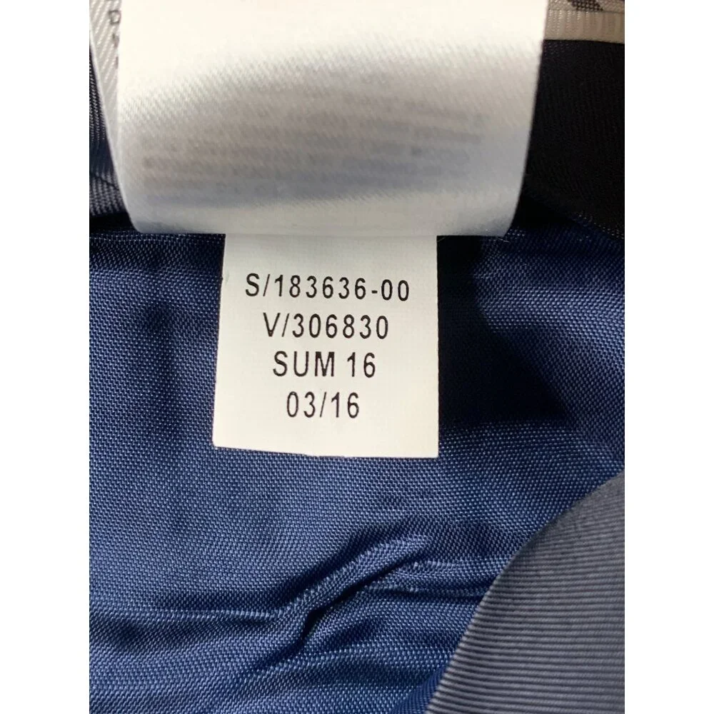 New Glamour Navy Formal Gown Sheer Bead Flutter Sleeves Size 14 - Picture 8 of 8